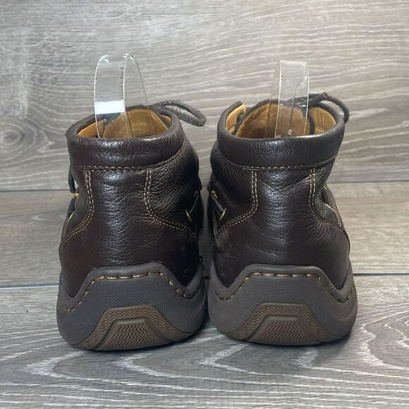 Sperry Top Sider Gold Cup Men’s Sz 11.5M Soft Dark Brown Leather Lace Up Chukka - Picture 4 of 11